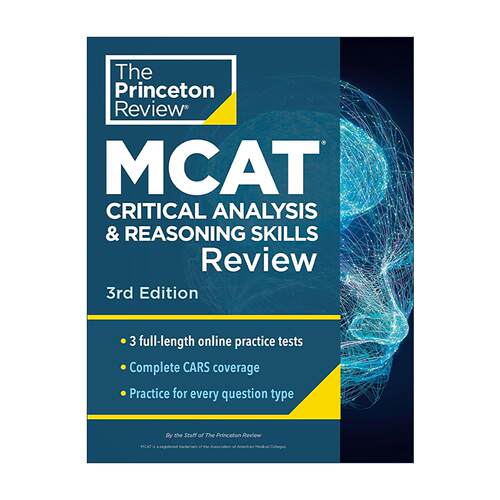 英文原版 Princeton Review MCAT Critical Analysis and Reasoning Skills Review 3rd Edition普林斯顿美国医学研究生院入学考试