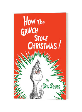 英文原版 How the Grinch Stole Christmas 圣诞怪杰如何偷走圣诞节 苏斯博士 精装 英文版 进口英语原版书籍