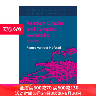 英文原版 Random Graphs and Complex Networks 随机图和复杂网络 剑桥统计与概率数学系列 精装 英文版 进口英语原版书籍