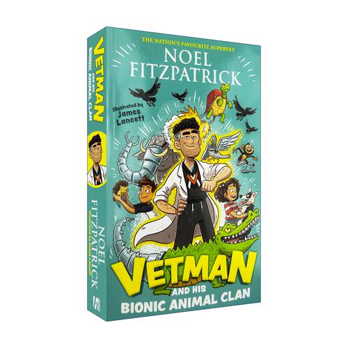 英文原版 Vetman and his Bionic Animal Clan 兽医侠与他的仿生动物战队 儿童动作冒险小说 诺埃尔·菲茨帕特里 进口英语原版书籍