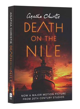 Death on the Nile 尼罗河上的惨案 新电影封面版  阿加莎侦探推理小说进口原版英文书籍