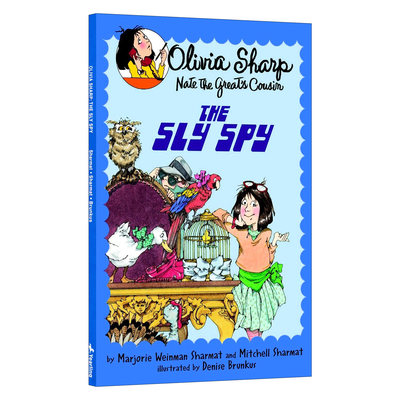 英文原版 The Sly Spy 狡猾的间谍 大侦探内特同作者儿童侦探小说 Olivia Sharp Agent for Secrets 英文版 进口英语原版书籍