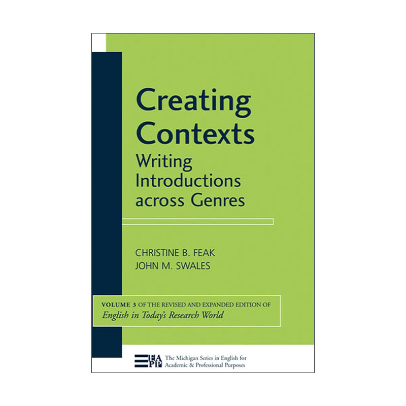 英文原版 Creating Contexts 创造语境 跨文体引言写作指南 John M. Swales 英文版 进口英语原版书籍