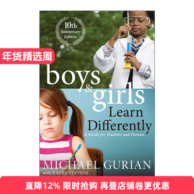 英文原版 Boys and Girls Learn Differently 男孩女孩学习大不同 给教师和家长的教导指南 修订10周年版 英文版 进口英语原版书籍
