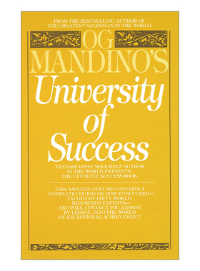 英文原版 Og Mandino's University of Success 成功大学 自我实现指南 世界上伟大的推销员作者奥格·曼狄诺 进口英语原版书籍