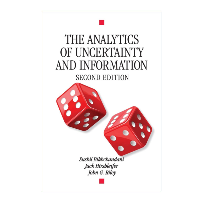 英文原版 The Analytics of Uncertainty and Information 不确定性与信息分析 剑桥经济文献系列 英文版 进口英语原版书籍
