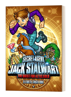 英文原版 Secret Agent Jack Stalwart Book 10 The Quest for Aztec Gold Mexico 秘密特工之墨西哥篇 英文版 进口英语原版书籍