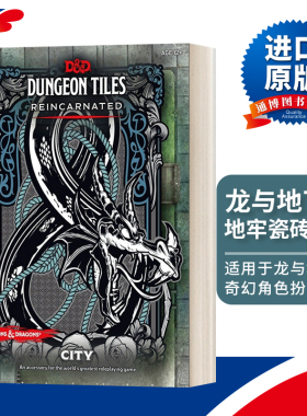 D&D Dungeon Tiles Reincarnated: City 龙与地下城 地牢瓷砖转世：城市进口原版英文书籍