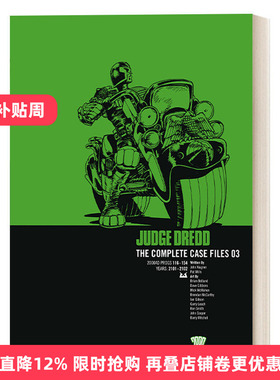 Judge Dredd Case File 3  特警判官 漫画合集#3进口原版英文书籍