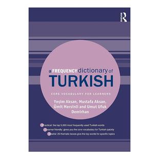 英文原版 A Frequency Dictionary of Turkish 土耳其语高频词典 核心词汇 英文版 进口英语原版书籍
