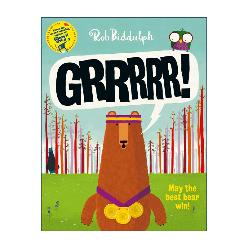 英文原版绘本 Grrrrr! 嗷嗷嗷！Rob Biddulph 罗伯比达尔夫 英文版 进口英语原版书籍