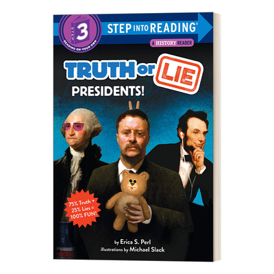 英文原版 Step into Reading 3 Truth or Lie Presidents 真或假 总统 英文版 进口英语原版书籍