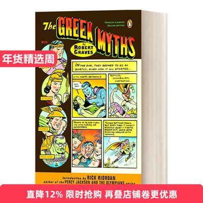 英文原版 The Greek Myths Penguin Classics Deluxe Edition 古希腊神话英雄传 罗伯特·格雷夫斯 英文版 进口英语原版书籍