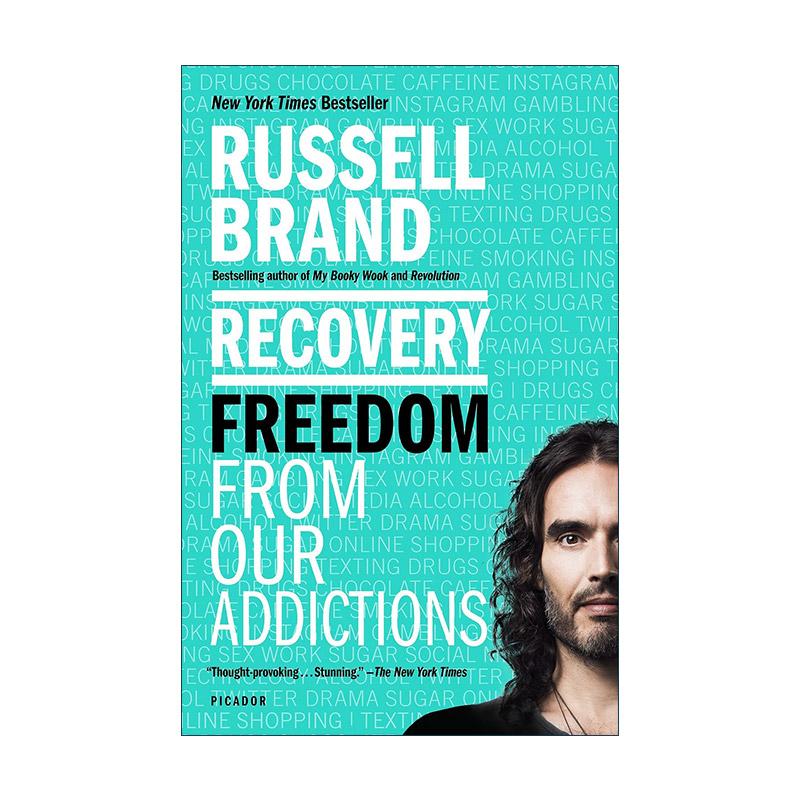 英文原版 Recovery 从瘾君子到康复者 拉塞尔·布兰德传记 英文版 进口英语原版书籍