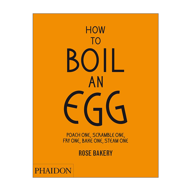 How to Boil an Egg 如何煮鸡蛋 鸡蛋料理食谱大全 精装进口英文原版书籍