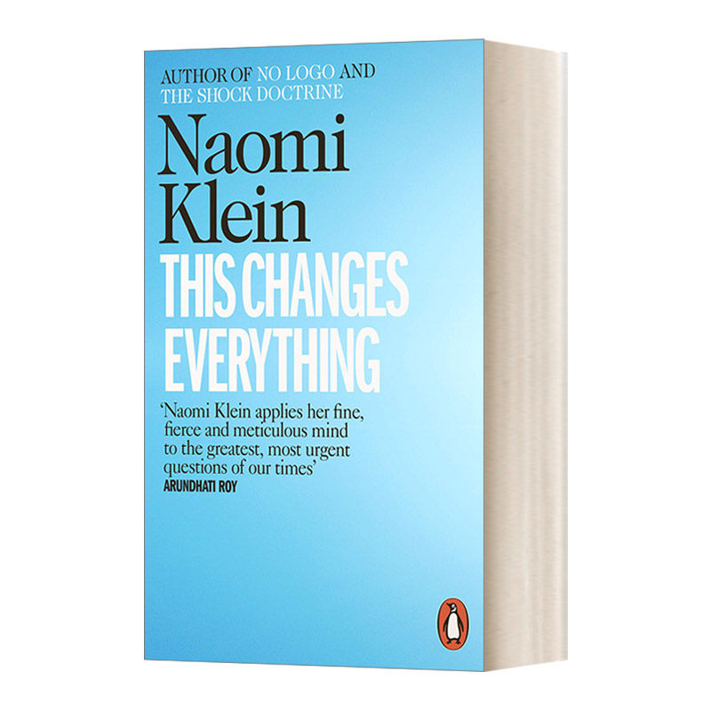 英文原版 This Changes Everything 改变一切 气候危机、资本主义与我们的终极命运 娜奥米·克莱恩 英文版 进口英语原版书籍