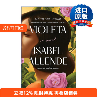 Violeta 维奥莱塔 幽灵之家作者Isabel Allende伊莎贝尔·阿连德进口原版英文书籍