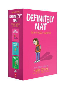 英文原版 Definitely Nat The Nat Enough Collection Nat Enough #1-3 Box Set 不够自信的娜塔莉3册盒装 英文版 进口英语原版书