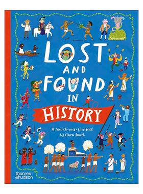 英文原版 Lost and Found in History 历史失物寻踪奇遇记 儿童历史科普百科互动游戏书 精装 英文版 进口英语原版书籍
