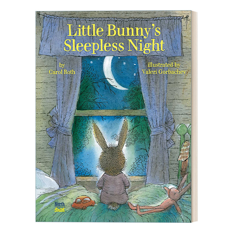 Little Bunny's Sleepless Night 小兔子的不眠之夜  精装艺术绘本进口原版英文书籍
