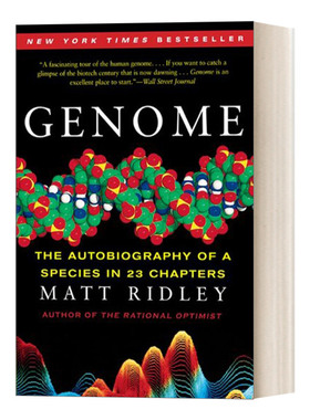 英文原版 Genome The Autobiography of a Species in 23 Chapters 基因组 生命之书23章 英文版 进口英语原版书籍