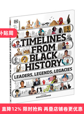 Timelines from Black History 黑人历史的时间表 精装进口原版英文书籍
