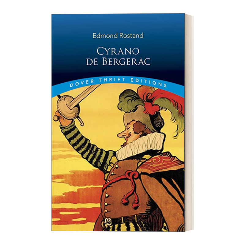 英文原版 Cyrano de Bergerac大鼻子情圣法国经典戏剧 Dover Thrift Editions英文版进口英语原版书籍