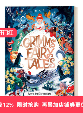 英文原版 Grimms' Fairy Tales Retold by Elli Woollard Illustrated by Marta Altes 格林童话精装绘本 英文版 进口英语原版书籍