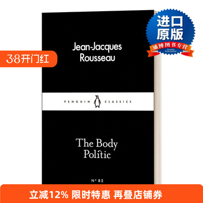 英文原版 The Body Politic 卢梭 身体政治 企鹅经典小黑书 Little Black Classic 英文版 进口英语原版书籍