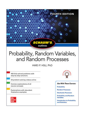 英文原版 Schaum's Outline Probability Random Variables Random Process 英文版 进口英语原版书籍