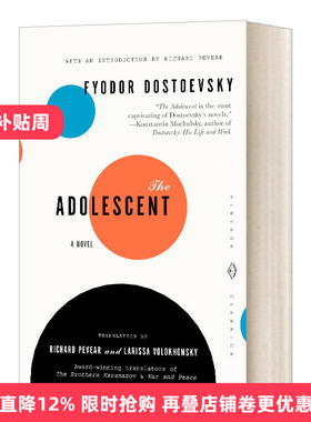 The Adolescent 青少年 陀思妥耶夫斯基进口原版英文书籍