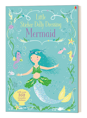 Little Sticker Dolly Dressing Mermaid 多莉贴纸 美人鱼进口原版英文书籍