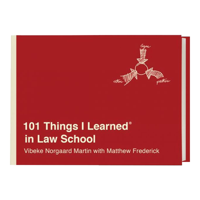 101 Things Learned in Law School 我在法学院学到的101件事 精装进口原版英文书籍