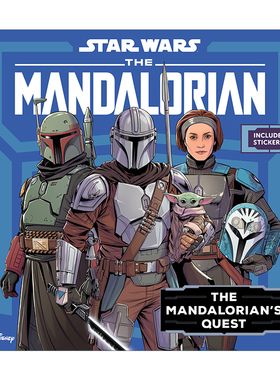英文原版 Star Wars The Mandalorian A Clan of Two 星球大战 曼达洛人第二季 儿童故事书 5到8岁 附贴纸 英文版 进口英语原版书