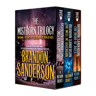 英文版 新版 Set 迷雾之子三部曲盒装 科幻小说 Brandon Trilogy 布兰登山德森 Mistborn Sanderson Boxed 纽约时报畅销书 英文原版