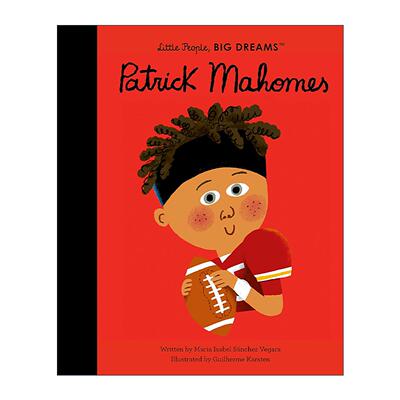 英文原版 Little People Big Dreams Patrick Mahomes 小人物大梦想儿童精装绘本 美国橄榄球运动员帕特里克·马霍姆斯 英文版