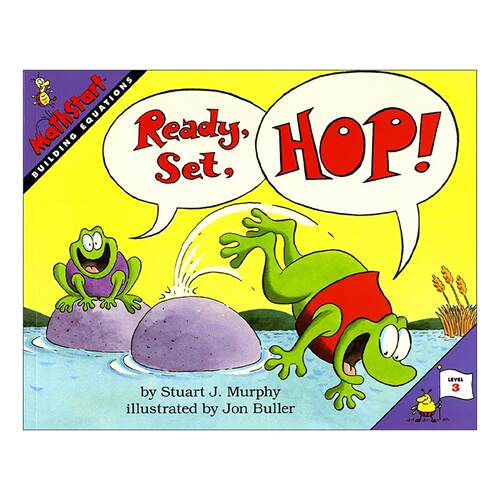 英文原版 Mathstart Level 3 Ready Set Hop 数学启蒙绘本3级 英文版 进口英语原版书籍