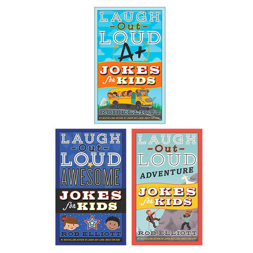 笑爆肚子的笑话3册盒装 英文版 Laugh Out Loud Jokes for Kids 3 儿童笑话大笑系列 畅销英语儿童读物 进口英语书籍 Rob Elliott