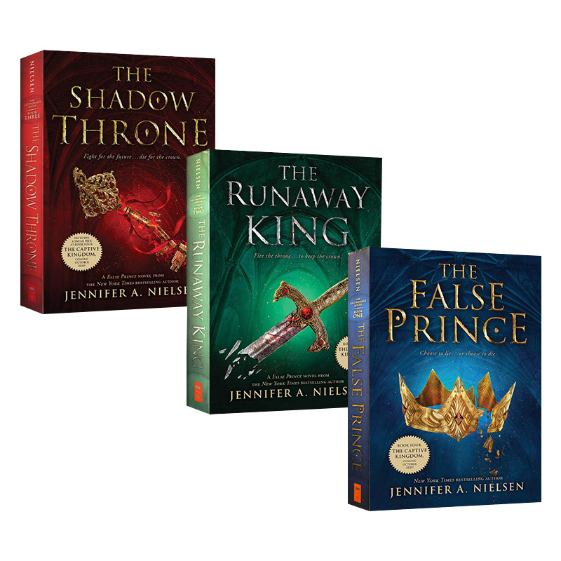 英文原版 The Ascendance Trilogy #01-03 权力三部曲1-3套装 奇幻小说 Jennifer A. Nielsen 英文版 进口英语原版书籍