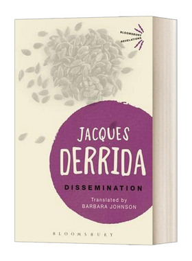 Dissemination  播撒 雅克·德里达进口原版英文书籍