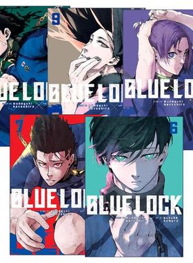英文原版 Blue Lock 蓝色监狱系列6-10册 同名日本动漫 足球体育漫画英文版 进口英语原版书籍