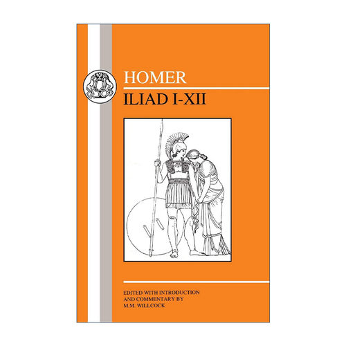 原版 Homer: Iliad I-XII 希腊语文本系列 荷马史诗伊利亚特 卷1-12 M.M. Willcock 进口原版书籍