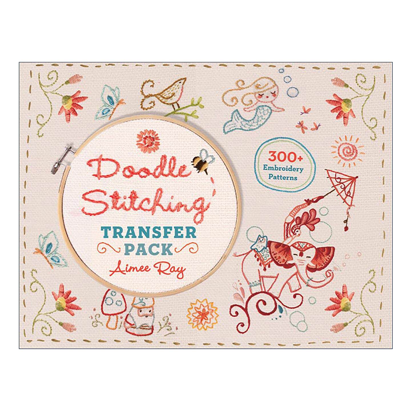 英文原版 Doodle Stitching Transfer Pack 300种刺绣图案 英文版 进口英语原版书籍
