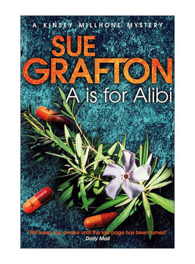 英文原版 A is for Alibi 不在现场 侦探推理悬疑小说 苏·格拉夫顿字母系列作品 Sue Grafton 英文版 进口英语原版书籍