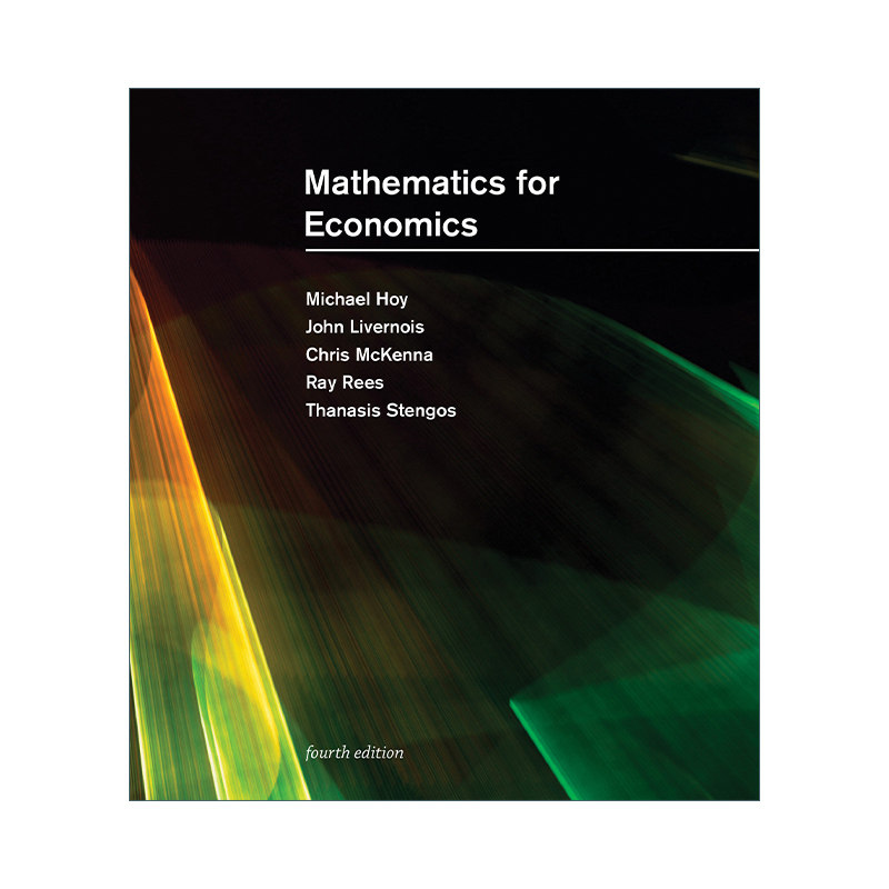 英文原版 Mathematics for Economics The MIT Press 经济学数学 第四版 精装 英文版 进口英语原版书籍