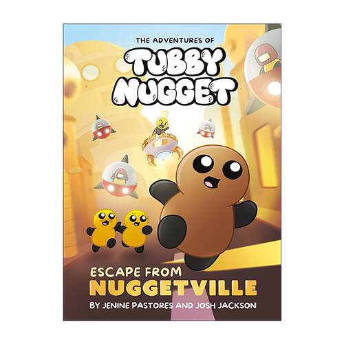 英文原版 The Adventures of Tubby Nugget 01 Escape from Nuggetville 塔比·努吉特历险记系列1 从努吉特镇逃脱 儿童冒险漫画
