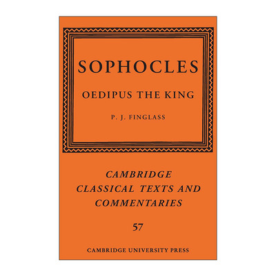 英文原版 Sophocles Oedipus the King 索福克勒斯 俄狄浦斯王 剑桥古典文献笺注系列 英文版 进口英语原版书籍