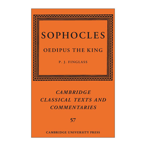 英文原版 Sophocles Oedipus the King 索福克勒斯 俄狄浦斯王 剑桥古典文献笺注系列 英文版 进口英语原版书籍