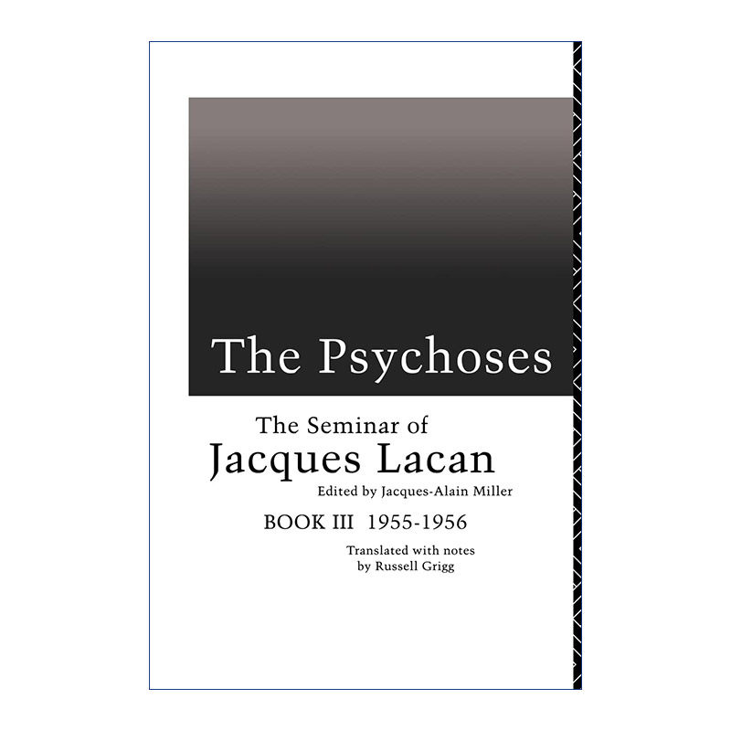 The Psychoses 雅克拉康研讨会三 精神病进口原版英文书籍
