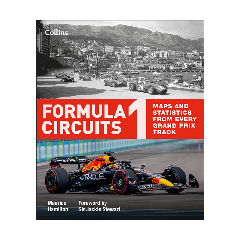 英文原版 Formula 1 Circuits Maps and statistics from every Grand Prix Track 一级方程式赛道 每一个大奖赛赛道的地图和统计